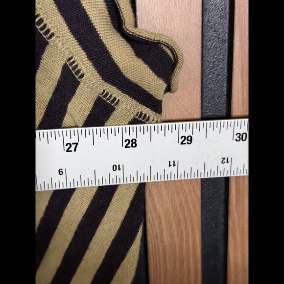 Free People Poncho XL Mens Green Black Cold Shoulder Popover Top Stretch - Picture 3 of 7